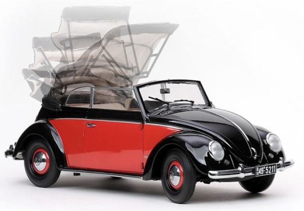 Sun Star Volkswagen Beetle Convertible 1949 DieCast Model in original box (6657)